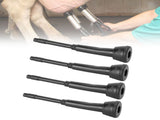 4PCS 00U Milking Machine Liners Black Rubber Teat Cup Liners Accessories for Goat Milker V1294-YM0718-3111200285611