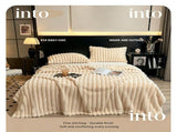 Thickened Rabbit Fleece Double Blanket Soft Flannel Milk Fleece Throw for Office Nap Gift Medium V1221-XM-LB5537-ZS195
