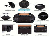 Travel Backpack With Wheels Convertible Backpack Rolling Backpack Australia - Black - Size Routine V1347-127-90232-BLK-ROUTINE