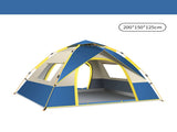Blue 2 Person Lightweight Camping Tent UV Protection Silver Coated, Dual Doors & V888-ELOSUNG11296