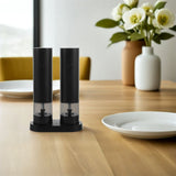 1Set Automatic Electric Pepper and Salt Grinder Rechargeable with USB for Home and Picnic V1366-AZ2-W-21877