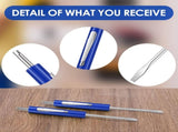 20 Pcs Pocket Screwdriver Double End Mini Set Dual-use Valve Core Removal Tool for Doorbell V1259-DP01-A-5755