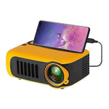 Mini Video Projector - LED Home opera Projector for Movies and Entertainment V1263-JX-4545