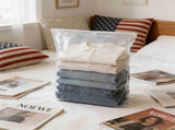 10Pcs Clear Plastic Resealable Zip Bags, 16 x 24 Large Poly Bags with Zip Seal for Travel, Storage, V1192-AZ-W-17421