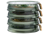 Transparent Green Insulated Food Stackable Multilayer Dustproof Thermal Vegetable Storage V1294-YM0703-3118230143413