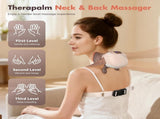 4D neck massager, shoulder massager with heating, a cordless and portable massager that simulates V1188-MS-313-0243