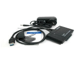 Simplecom SA491 3-IN-1 USB 3.0 TO 2.5", 3.5" & 5.25" SATA/IDE Adapter with Power Supply V28-SA491