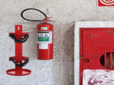 Heavy Duty Fire Extinguisher Mount for Vehicles Red Secure Fixation Space Saving V1366-AZ2-W-21491