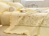 Cotton Quilt Pure Color Home Fashion Elegant Tencel Embroidery Pattern Cotton Summer Cooling Quilt V1294-YM0716-3117220175414