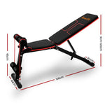 Everfit Weight Bench Adjustable FID Bench Press Home Gym 150kg Capacity FIT-J-FID-03