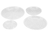 20pcs Plant Saucer Tray 6in 8in 10in 12in Heavy Duty Plastic Clear Flower Plant Pot Drip Tray for V1294-YM0703-3111230137911