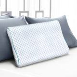 Giselle Bedding Memory Foam Contour Pillow Cool Gel PILLOW-MEFO-COOL-WH