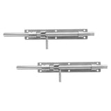 2-Pack Heavy Duty Stainless Steel Bolt Locks for Wooden Gates, Fences, and Doors - Security Latches V1366-AZ2-W-19482