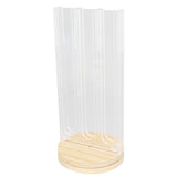 Coffee Capsule Holder Acrylic Bamboo Wood 48 Holes Rotatable Pod Rack Stand for Home V1294-YM0523-3113220037911