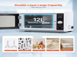 Nail Tool Cleaning Machine, 12L Large Capacity, Knob Control, Tool Cabinet Cleaner Box with Timer V952-ZWXXDQ12LJXX6GOKT001V3