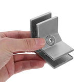 Glass Panel Clamp, Plated Silver, 304 Stainless Steel, for Home, Quick DIY Installation V1369-AZ3-W-19222