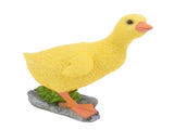 Garden Duck Statue Outdoor Yard Resin Cute Animal Lawn Figurine Patio Ornament Sculpture Art Yellow V1294-YM0521-3111230036211