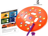 Round Seed Planting Template by Patented Color-Coded Garden Spacing Tool Kit with Seed & Seedling V1258-DP02-C-266