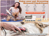 Dog Cat Grooming Vacuum Pet Scissors 6-In-1 Hair Removal Brush Pet Hair Adsorption V1107-135-66878