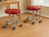 Levede 2x Salon Stool Swivel Barber Stools T4498-BGX2