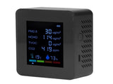 Multifunctional 6 in 1 CO2 Meter Air Quality Monitor Temperature PM2.5 TVOC HCHO Detector USB V1294-YM0523-3113220044211