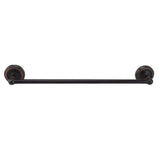Copper Towel Bar European Style Bathroom Single Bar Towel Rack Bathroom Hanging Rack Black V1294-YM0901-3112230064011