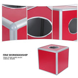 Raffle Boxes for Tickets Aluminum Lottery Storage Bin Office V1370-AZ4-23711