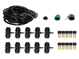 10m Irrigation Atomizing Kit Adjustable Copper Nozzle 8/11 Hose Set for Garden Greenhouse V1294-YM0901-3111210153911