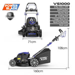 PowerBlade 22" 224cc Self-Propelled Lawn Mower, Electric Start, 7 Height, Steel Deck, Deck Wash V219-MOWSPRPB22EA