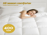Giselle Bedding Double Size 400GSM Microfiber Quilt All Season Duvet Quilts Comforter Winter Summer QUILT-RCYF-400-D