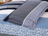 Stripe Elara Ivy Quilt / Doona / Duvet Cover set V745-AQ080651Q3