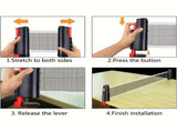 Easy-to-Install Durable Racket 3-Step Assembly, 5-Layer Composite Wood, Ergonomic Non-Slip Grip for V1106-PPQW001