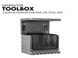 Aluminium Toolbox Ute Tool box Generator Trailer Truck Canopy 620x400x500 V379-GENTLBXG620002