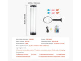 Bubble Tube Lamp 16 Color 80 cm Sensory Aquarium Lamp for Relief Calming V952-LDSQPDLS32YCAW2BD001V9