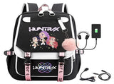 K-Pop Demon Hunters Anime School Backpack Cute Cartoon Bag for Students black_tfrf black 10 V1237-ZY-203-3967
