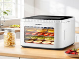 Devanti Food Dehydrator Machine 5 Tray Mini Fruit Dryer Maker White FD-E-309D-5T-WH