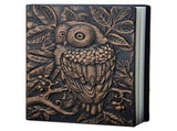 3D Carving Owl Embossed Notebook Journal Notepad Travel Diary Planner Sketchbook V1192-AZ-W-23286