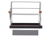 Cutting Board Rack Organizer Stainless Steel Kitchen Countertop Utensil Holder with Drain Tray for V1294-YM0901-3118250144611