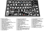 52pcs set Stitch Walking Foot Presser Feet Kit Household Multi functional Sewing Machine Part V1294-YM0901-JY03940