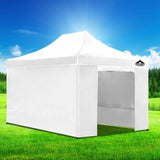 Instahut Gazebo 3x4.5 Pop Up Marquee Folding Tent Wedding Gazebos Camping Outdoor Shade Canopy White GAZEBO-C-3X45-DX-WH