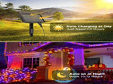 Solar String Lights Outdoor Waterproof, LED Outdoor Light Solar Fairy Lights with 8 Lighting V1107-124-53151-ORA4