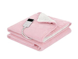 Giselle Electric Throw Rug Dual Side Fleece Flannel Heated Blanket Pink EB-C-THROW-RUG-DS-PK