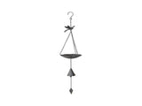Hanging Birdfeeder w Dragonfly & Petal Bell 86cm V637-06979BRD