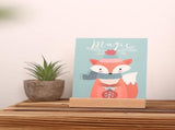 20-Pack Natural Wood Card Holders with Double-Sided Adhesive Dots for Photos, Postcards and Place V1188-MS-731-097