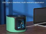 Quiet Portable Water-Cooled Fan, Quick Top Refill, Desktop Air Cooler for Home Dorm Desk V1369-AZ3-W-10400