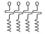 4PCS Spiral Tent Tacks Iron Stable Spiral Type Heavy Duty Spiral Tent Stake for Tent Trampolines V1294-YM0703-3111230089811