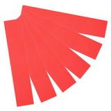Durable Red PVC Court Lines for Outdoor Sports Training Multipurpose Use 6Pcs V1370-AZ4-14648