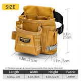 Leather Tool Pouch Tool Storage Australia Adjustable Belt Tool Pouch Fine - Yellow - Size regular V1106-DSZ-TOOL2-001-YEL-REGULAR
