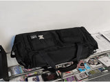 Black Unisex Travel Bag with Utility Buckles and Wet/Dry Compartments V888-ELOSUNG26599