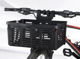 Foldable Bike Basket Black PP Wear-Resistant Durable for Bike Use V1370-AZ4-16233